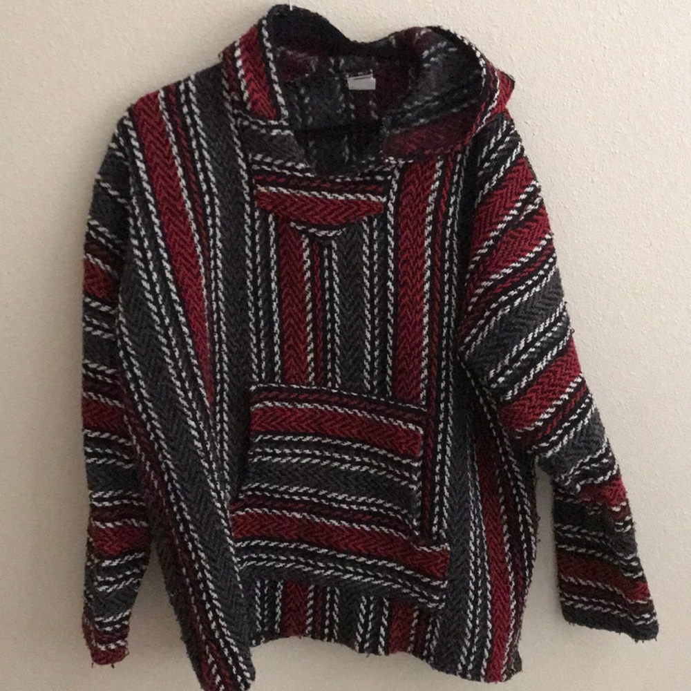 Baja poncho hoodie